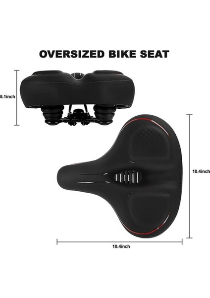 Erkek Bayan Konfor Büyük Boy Bisiklet Koltuğu, Peloton Bisikletler Için Geniş Yastıklı Bisiklet Koltuğu Değişimi Patent No: ZL202130426739.X (Yurt Dışından) fırsatları