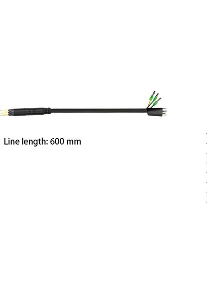 1 Adet 60CM E-Bisiklet 9pin Motor Dönüştürücü Uzatma Kablosu Kordonu Su Geçirmez Konnektör Ön Arka Tekerlek Göbeği Motorları (Yurt Dışından) modelleri