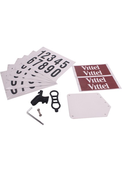 Plaka + Braket Seti Hızlı Toka Dağ Yolu Katlanır Bisiklet Yarışı Plaka (Yurt Dışından)