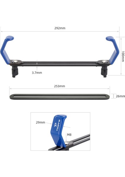 Toopre Bisiklet Ön Tekerlek Tutucu Dağ Bisikleti Yol Tekerlek Grubu Sabitleme Çerçevesi Gidona Sallanma Önleyici Alet (Yurt Dışından) fırsatları