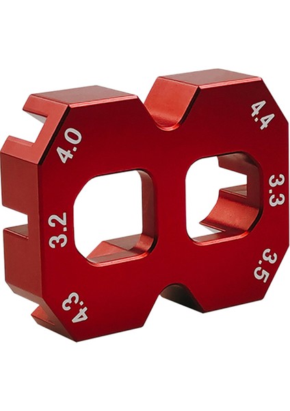 Mini Bisiklet Konuştu Anahtarı Jant Anahtarı Bisiklet Tamir Aracı Dayanıklı Taşınabilir El Aletleri, Kırmızı (Yurt Dışından)