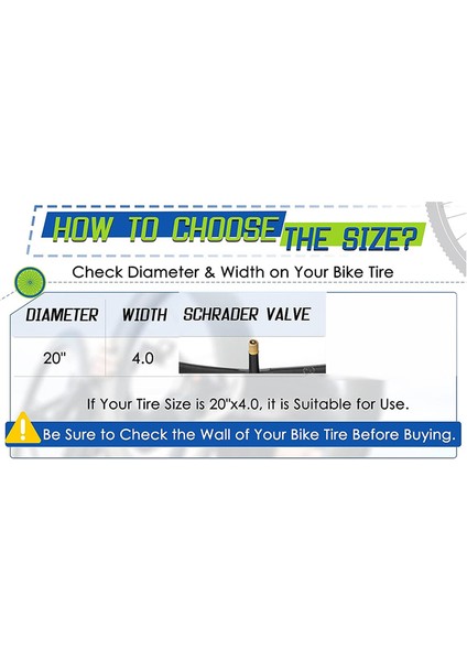 2 Paket 20X4.0 Av 32MM Valfli Şişman Bisiklet Lastiği, 2 Lastik Kolu Olan Bisiklet Lastikleri, Yol/dağ/e Bisiklet Için (Yurt Dışından) fiyatları