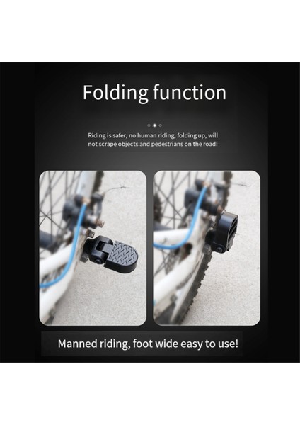 1 Çift Mini Bisiklet Arka Pedallar Katlanır Ayak Istirahat Bisiklet Mandalları Kaymaz Ayak Pedalı Arka Pedal Hızlı Bırakma Pedalları (Yurt Dışından) fiyatları