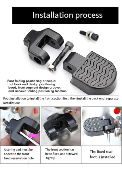 1 Çift Mini Bisiklet Arka Pedallar Katlanır Ayak Istirahat Bisiklet Mandalları Kaymaz Ayak Pedalı Arka Pedal Hızlı Bırakma Pedalları (Yurt Dışından) indirimleri