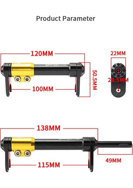 Muqzı Katlanır Bisiklet Kolay Tekerlekler Uzatma Çubuğu Alüminyum Alaşımlı Kolay Tekerlek Uzatıcı Brompton Katlanır Bisiklet Için (Siyah) (Yurt Dışından) modelleri