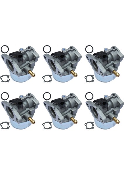 6x Briggs &amp; Stratton Için Karbüratör 799868 498254 497347 497314 498170 Karbonhidrat 50-657 (Yurt Dışından)