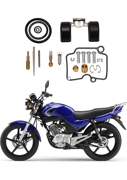 2x Motosiklet Karbüratör Yamaha Için Yardımcı Onarım Kitleri YBR125 Mikuni Karbüratör VM22 Motosiklet Onarımı Için JYM125 (Yurt Dışından) indirimleri