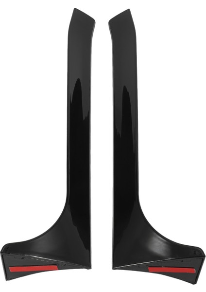 2 Çift Parlak Siyah Arka Pamuk Yan Spoiler Çıkartmalar V-W Golf Için Trim Kapak 6 Mk6 Gtı/gtr/gtd 2008 2009-2013 (Yurt Dışından) fırsatları