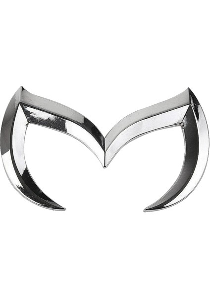 5x Gümüş Kötülük M Logo Amblem Rozeti Mazda Için Tüm Model Araba Gövdesi Arka Gövde Çıkartma Etiketi Isim Plakası Dekoru (Yurt Dışından)