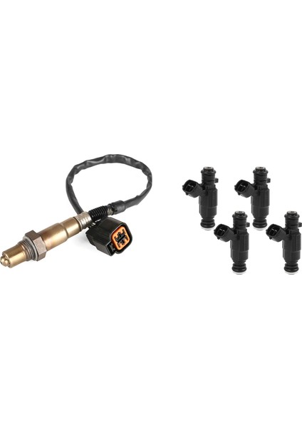 1x Araba Oksijen Sensörü 39210-22610 Hyundai Aksanı Için Kia Rio Spectra5 ve 4pcs Yakıt Enjektörleri 35310-22600 (Yurt Dışından)