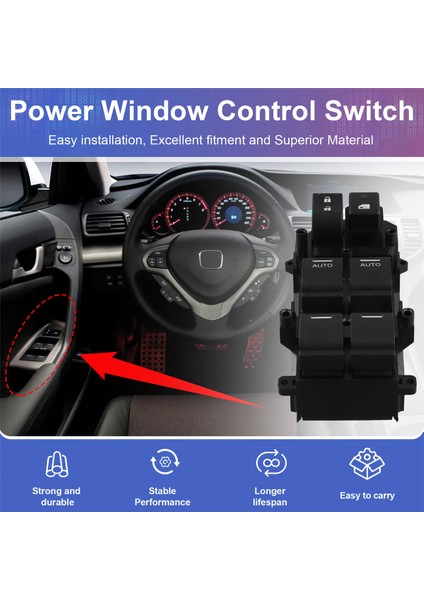 35750-SZA-A31 Honda Accord Için Çift Otomatik Elektrik Güç Penceresi Kontrol Anahtarı 8 Vııı Pilot 2011-2015 35750SZAA31 (Yurt Dışından) fırsatları