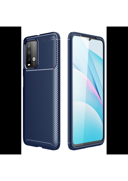 Xiaomi Redmi 9t Kılıf Auto Focus Karbon Kapak