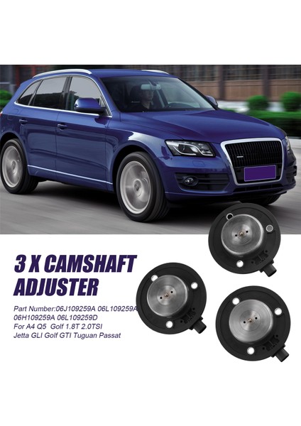 Vw Jetta Glı Golf Gtı Tuguan Passat Audı 1.8 / 2.0 Tsı 06J109259A Eksantrik Mili Solenoid Valf (Yurt Dışından) fırsatları