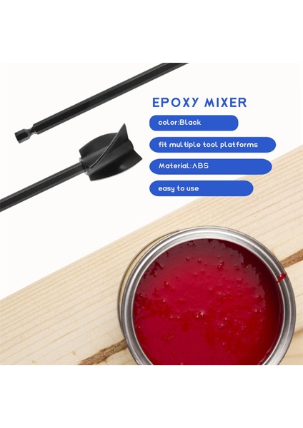 Güçlü Karıştırma Için 8 Adet Reçine Karıştırıcı Epoksi Matkap Için Yeniden Kullanılabilir Çok Amaçlı Epoksi Epoksi ve Boya Karıştırıcı Matkap (Yurt Dışından) fırsatları