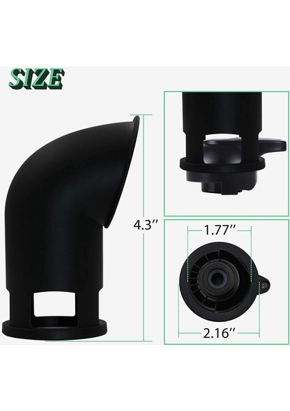 Buhar Serbest Bırakma Yönlendirici Mutfak Aksesuarı Pot Için Fit Ninja Foodi Güveç Pot Güç Düdüklü Tencere 6qt 8qt (Yurt Dışından) modelleri