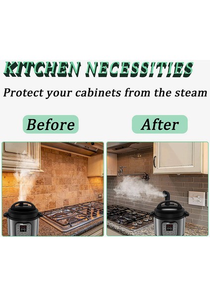 Buhar Serbest Bırakma Yönlendirici Mutfak Aksesuarı Pot Için Fit Ninja Foodi Güveç Pot Güç Düdüklü Tencere 6qt 8qt (Yurt Dışından) indirimleri