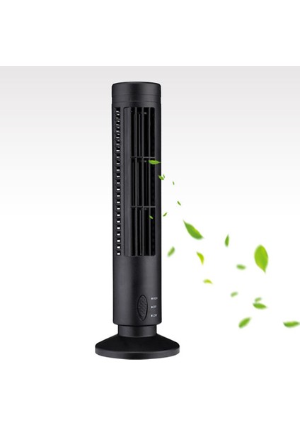 Yeni USB Kule Fanı Bladeless Fan Kulesi Elektrikli Fan Mini Dikey Klima, Bladeless Daimi Fan Siyah (Yurt Dışından) fiyatları