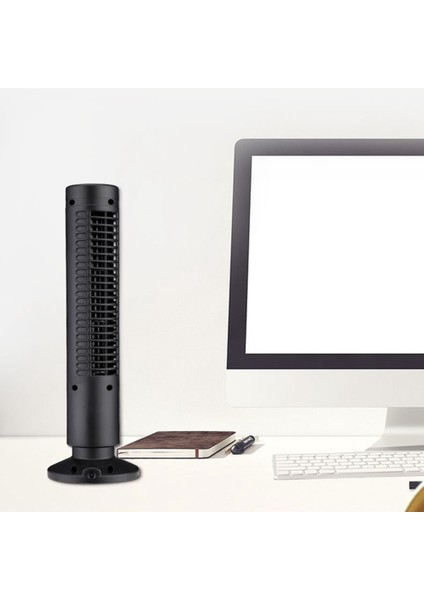 Yeni USB Kule Fanı Bladeless Fan Kulesi Elektrikli Fan Mini Dikey Klima, Bladeless Daimi Fan Siyah (Yurt Dışından) indirimleri