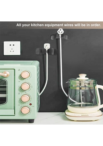 Aletler Için 2 Paket Kordon Düzenleyici, Kordon Sarıcı Mutfak Mikseri Kablo Sarma Tel Depolama Eki Siyah (Yurt Dışından) indirimleri