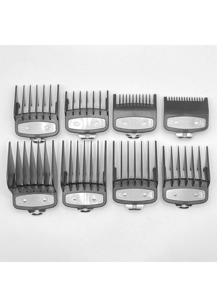 Wahl Saç Kesme Makinesi Kılavuzu Tarak Kesme Sınırı Taraklar 8 Adet Set Standart Muhafızlar Parçaları Eklemek Elektrikli Makas Aksesuarları (Yurt Dışından) fiyatları