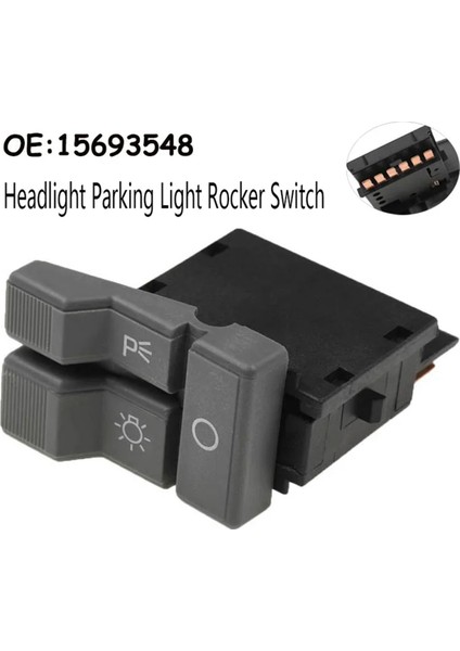 15693548 Far Parkı Park Light Rocker Switch Chevrolet Gmc C1500 C2500 C3500 C6000 C7000 K1500 K2500 Yukon Blazer (Yurt Dışından) modelleri
