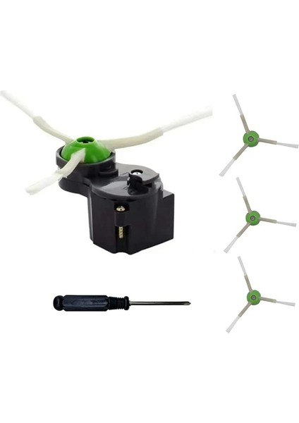 Irobot Roomba 500, 600, 700, 800, 900, I7, I3, E6, E5 Serisi Elektrikli Süpürge Yedek Parçaları Için Yan Fırça Motor Modülü (Yurt Dışından)