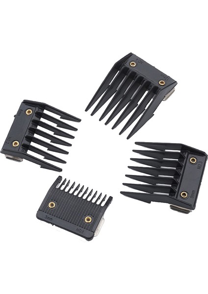 Wahl Için 4'lü Metal Destekli Kesme Kılavuzlu Tarak Seti 3mm 6mm 9mm 12MM (Yurt Dışından)