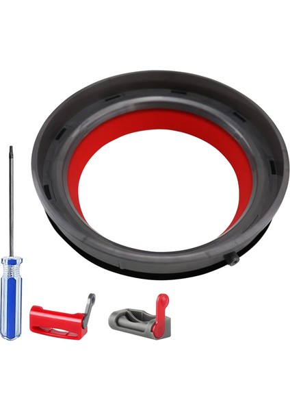 Dyson V11 V15 SV14 SV15 SV22 Toz Haznesi Parçaları Elektrikli Süpürge Parçaları Için Toz Haznesi Kova Üstü Sabit Sızdırmazlık Halkası Değişimi (Yurt Dışından)