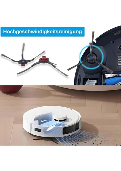 Ecovacs Deebot T30 Pro OMNI/T30PRO Robot Süpürge Yedek Parçalarıyla Uyumlu 10 Adet Yan Fırça (Yurt Dışından) fiyatları