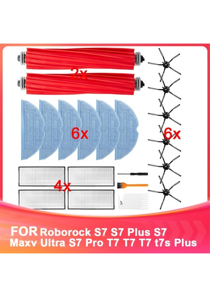 Roborock S7 S7 Plus S7 Maxv S7 Maxv Ultra S7 Pro Ultra Robot Süpürge Için Yedek Parça Aksesuarları (Yurt Dışından)