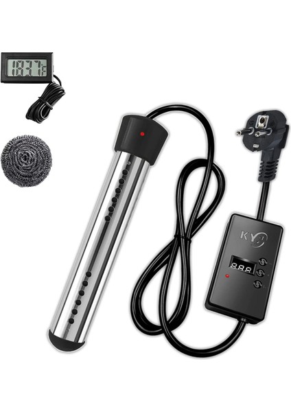 2500W Daldırma Isıtıcı, Havuz Isıtıcı Otomatik Zamanlayıcı, Güvenli Havuz Isıtma Daldırma Isıtıcı, Ev Için Mükemmel Ab Tak (Yurt Dışından)