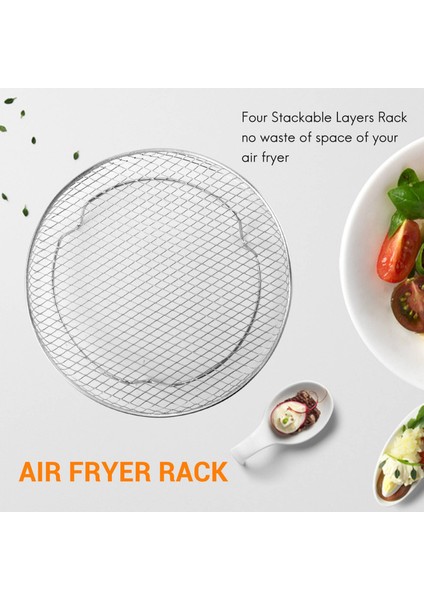 Hava Fritöz Aksesuarları Gowise Phillips Abd Cozyna Ninja Hava Fritöz, Hava Fritöz Rafı Için Üç Istiflenebilir Raf (Yurt Dışından) fırsatları