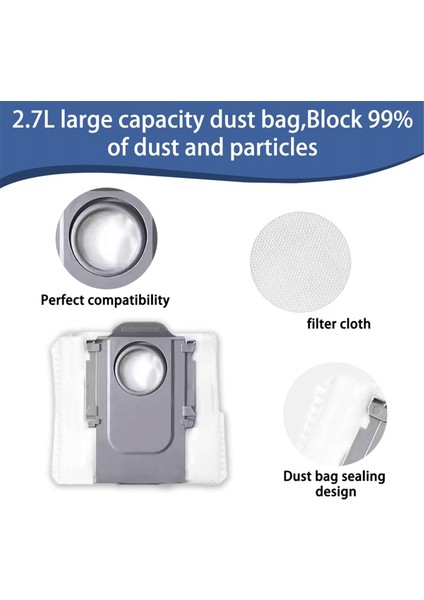 Roborock Q10 S5/Q10 S5+/Q10 X5/Q10 X5+ Robot Süpürge Parçaları Için Yedek Aksesuar Kiti (Yurt Dışından) indirimleri