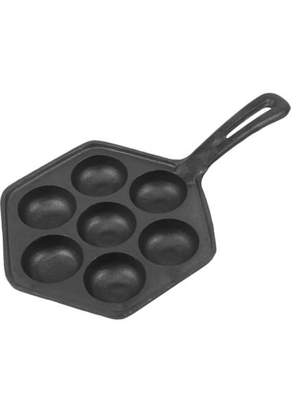 Dökme Demir Doldurulmuş Yapışmaz Doldurulmuşgözleme Tavası,munk/aebleskiver,çeşitli Küresel Yiyecekler Için Ev Dökme Demir Tava (Yurt Dışından)