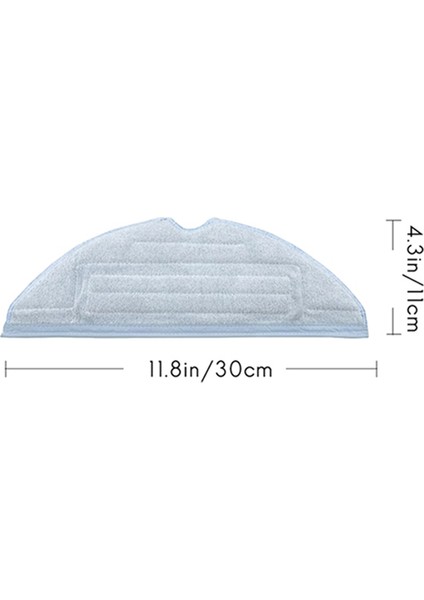 20PCS Vakum Paspas Pedleri Roborock T7S T7S Plus S7 Yeniden Kullanılabilir Zemin Bezi Mikrofiber Yumuşak Ped Için Yedek (Yurt Dışından) fırsatları