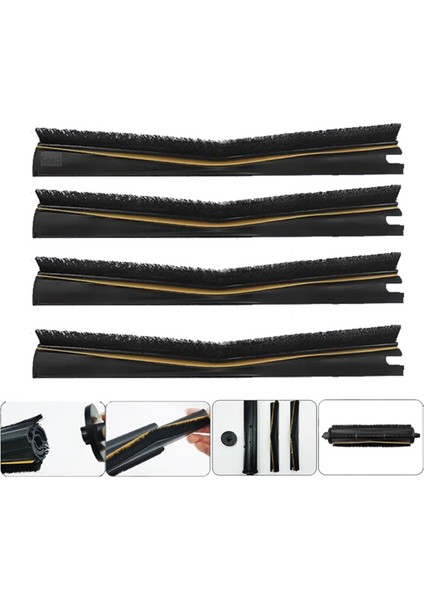 Dreame X30 X40 L40 Ultra, Xiaomi X20 Pro / X20 Max / X10+ / X20+ / M40 / M30S, Mova E30 Parçalarına Uygun Tricut Fırça Şeridi (Yurt Dışından) modelleri