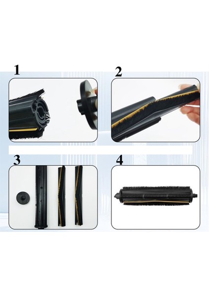 Dreame X30 X40 L40 Ultra, Xiaomi X20 Pro / X20 Max / X10+ / X20+ / M40 / M30S, Mova E30 Parçalarına Uygun Tricut Fırça Şeridi (Yurt Dışından) fırsatları