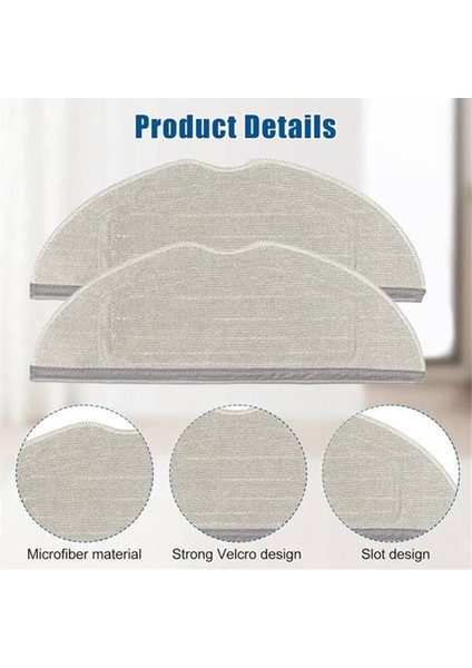 Dreame Mova S20 Ultra / RLM71CE Elektrikli Süpürge Parçaları Için Paspas Bezi Yedek Parçalar ve Verimli Ev Temizlik Aksesuarları (Yurt Dışından) fiyatları