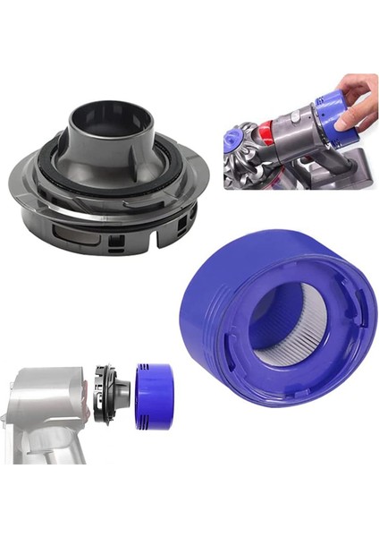 Dyson V7 V8 Elektrikli Süpürge Aksesuarları Için Arka Filtre Kiti ve Motor Arka Kapağı (Yurt Dışından) fiyatları