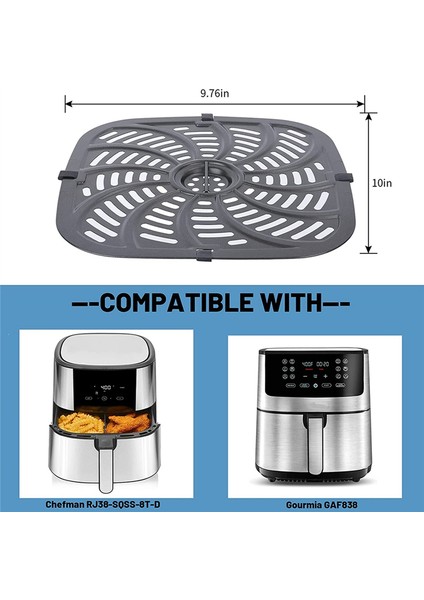 Hava Fritöz Yedek Izgara Tavası, Chefman RJ38-SQSS-8T-D Için Hava Fritöz Aksesuarları, 8qt Yapışmaz Çıkarılabilir Izgara Tavası (Yurt Dışından) indirimleri