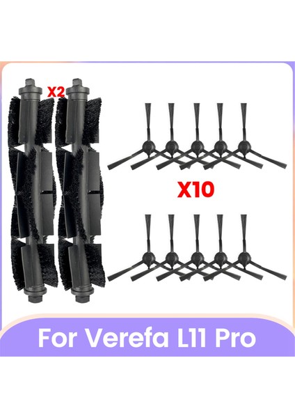 Verefa L11 Pro Vakum Parçaları Ana Silindir Yan Fırça Yedek Aksesuarları (Yurt Dışından)