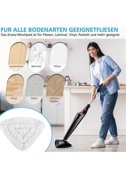 Vilead Steam Plus Buharlı Süpürge Için 6 Adet Dik Bez Vileda Zemin Temizleyici Yedek Parçaları (Yurt Dışından) indirimleri