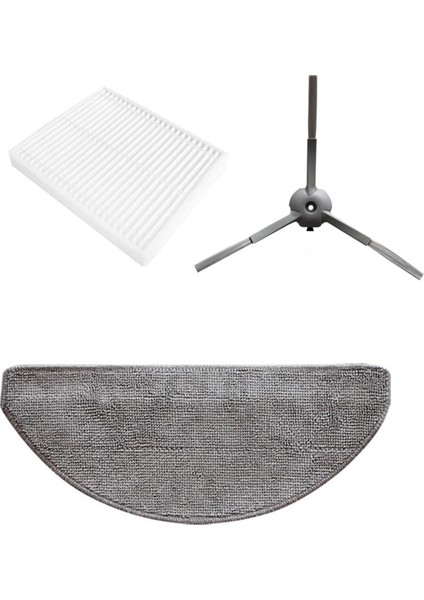 Vyzzle D10 Robot Süpürge Için Aksesuar Seti Verimli Temizlik Hepa Filtreleri Paspas Bezi Yan Fırçalar (Yurt Dışından) fırsatları