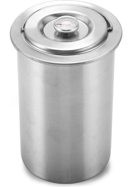 Basın Jambon Makinesi, Termometre ile Sağlıklı Ev Yapımı Şarküteri Et Yapmak Için Yuvarlak Şekil Paslanmaz Çelik Et Pres Makinesi (Yurt Dışından)