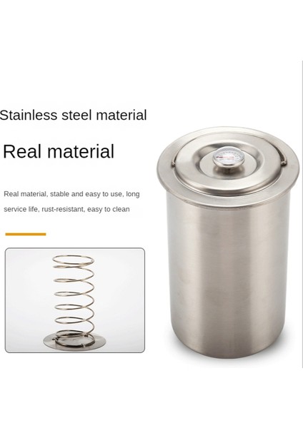 Basın Jambon Makinesi, Termometre ile Sağlıklı Ev Yapımı Şarküteri Et Yapmak Için Yuvarlak Şekil Paslanmaz Çelik Et Pres Makinesi (Yurt Dışından) fırsatları