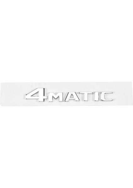 4matik Gümüş Otomatik Gövde Kapı Çamurluk Tampon Rozeti Çıkartma Emblemi Yapışkan Bant Çıkartması Mercedes-Benz Için Yedek (Yurt Dışından) fiyatları