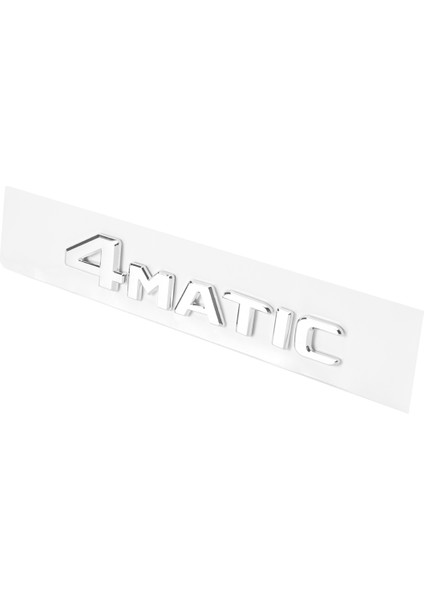4matik Gümüş Otomatik Gövde Kapı Çamurluk Tampon Rozeti Çıkartma Emblemi Yapışkan Bant Çıkartması Mercedes-Benz Için Yedek (Yurt Dışından) modelleri