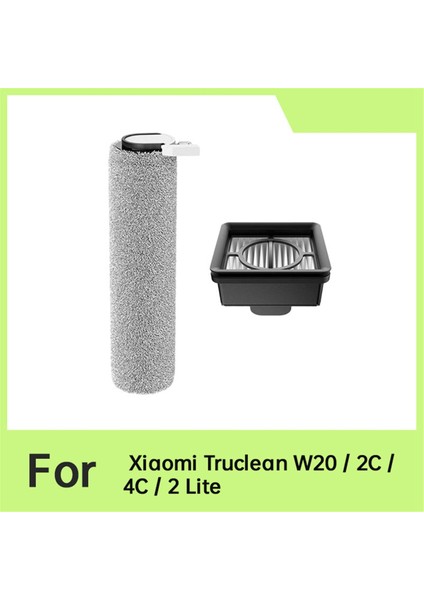 Xiaomi Truclean W20 / 2c / 4c / 2 Lite Rulo Fırça ve Filtre Islak ve Kuru Elektrikli Süpürge Için (Yurt Dışından) fırsatları