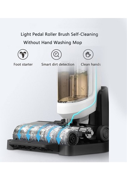 Midea GX5PRO GX5H Zemin Fırçalama Makinesi Aksesuarları Için 2 Adet Rulo Fırça Seti Yedek Parçalar Temizlik Aksesuarları (Yurt Dışından) fiyatları