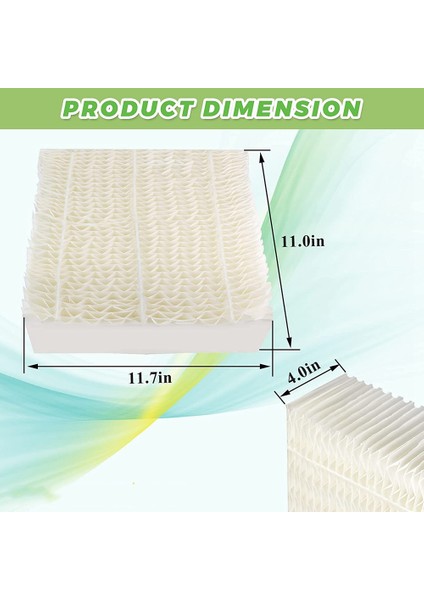 2 Adet 1043 Nemlendirici Süper Fitil Filtre Yedeği Aircare Bemis Essick Için Uyumlu 821000 826900 Nemlendirici Filtreler (Yurt Dışından) modelleri